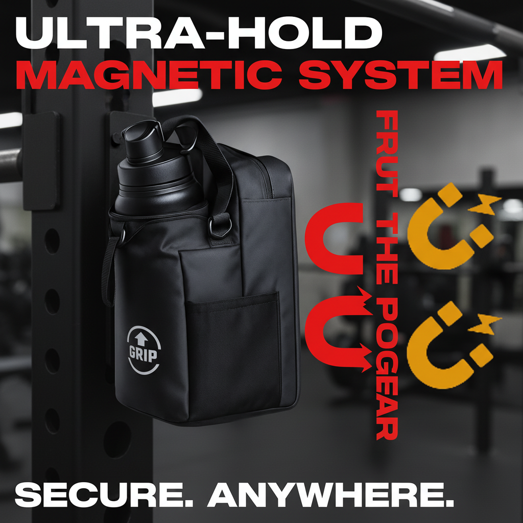 GripBear™ Magnetic Gym Bag